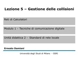 Collisioni (1)