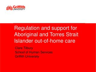 Regulation and support for Aboriginal and Torres Strait Islander out-of-home care