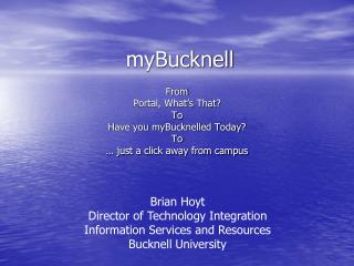 myBucknell