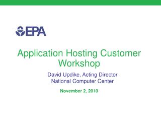 Application Hosting Customer Workshop