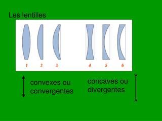 Les lentilles