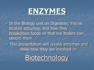 ENZYMES