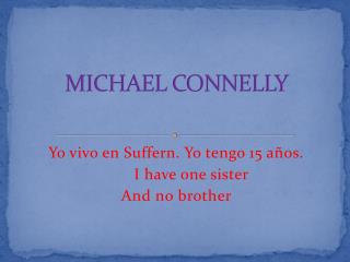 MICHAEL CONNELLY