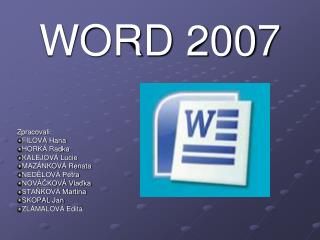 WORD 2007