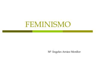 FEMINISMO