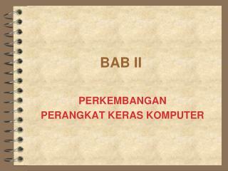 BAB II