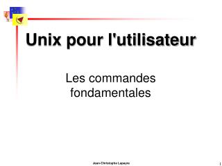 Unix pour l'utilisateur