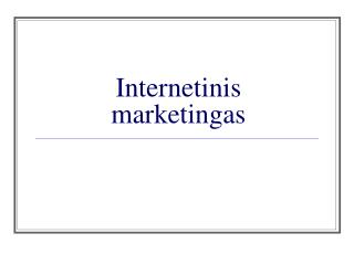 Internetinis marketingas