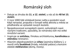 Románský sloh