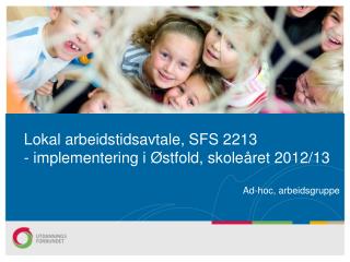 Lokal arbeidstidsavtale, SFS 2213 - implementering i Østfold, skoleåret 2012/13