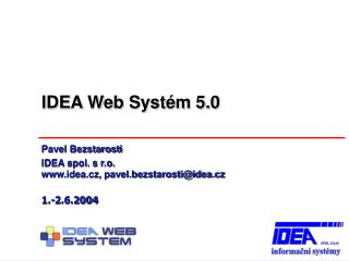 IDEA Web Systém 5.0