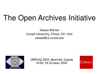 The Open Archives Initiative