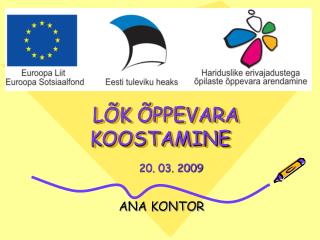 LÕK ÕPPEVARA KOOSTAMINE