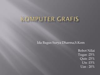 Komputer Grafis