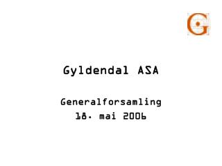 Gyldendal ASA