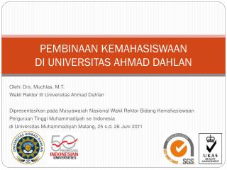 PEMBINAAN KEMAHASISWAAN DI UNIVERSITAS AHMAD DAHLAN