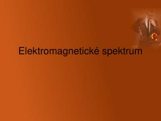 Elektromagnetické spektrum