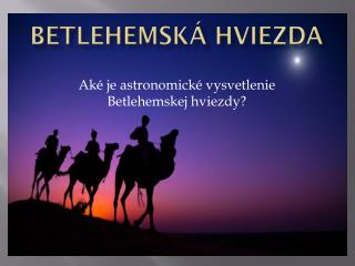 Betlehemská hviezda