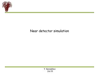 Near detector simulation