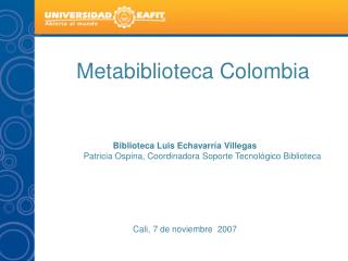 Metabiblioteca Colombia