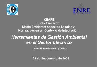 Herramientas de Gestión Ambiental en el Sector Eléctrico