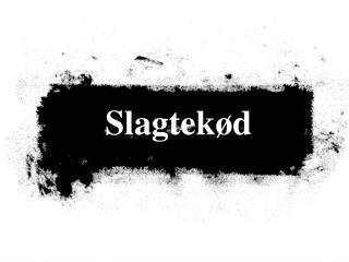 Slagtekød