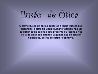 Ilusão de Ótica