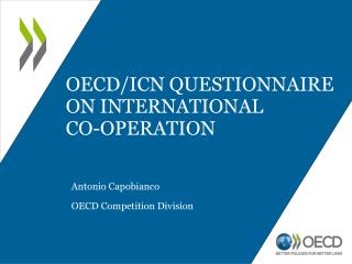 OECD/ICN Questionnaire on International co-operation