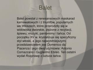 Balet