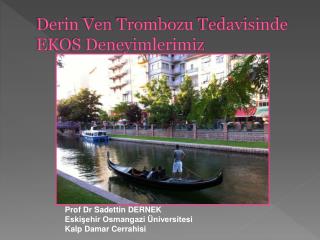 Derin Ven Trombozu Tedavisinde EKOS Deneyimlerimiz