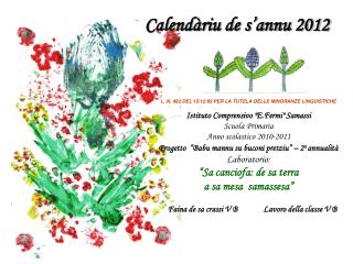 Calendàriu de s’annu 2012