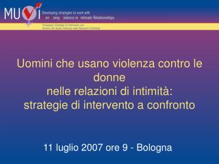 11 luglio 2007 ore 9 - Bologna