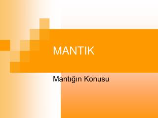 MANTIK