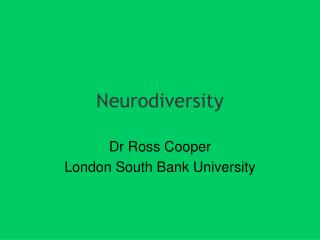Neurodiversity