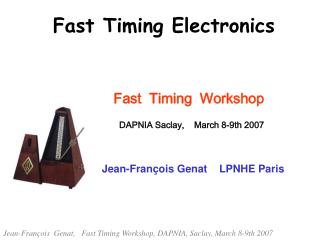 Fast Timing Electronics