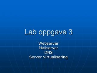 Lab oppgave 3