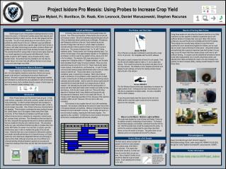 Project Isidore Pro Messis: Using Probes to Increase Crop Yield