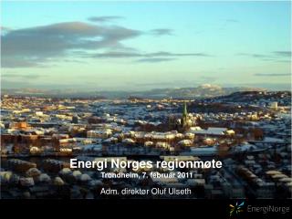 Energi Norges regionmøte Trondheim, 7. februar 2011