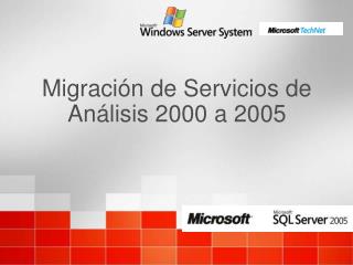 Migración de Servicios de Análisis 2000 a 2005