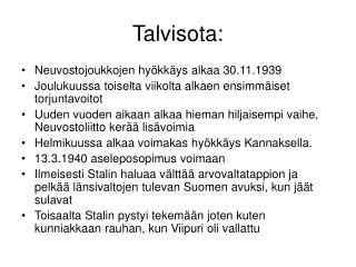 Talvisota: