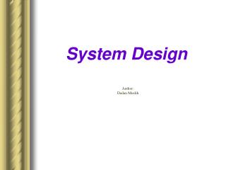 System Design