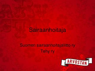 Sairaanhoitaja