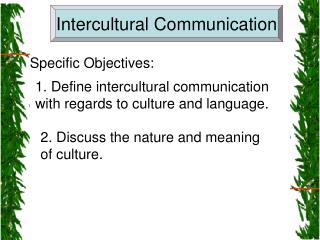 Intercultural Communication