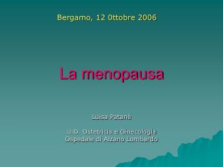 La menopausa