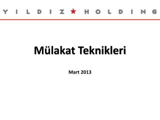 Mülakat Teknikleri