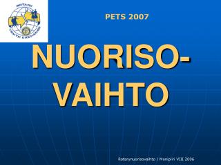 NUORISO- VAIHTO