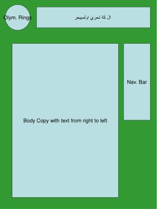 Body Copy with text from right to left
