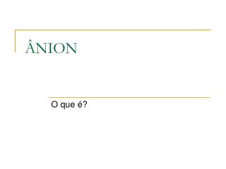 ÂNION