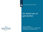 De Waterwet en gemeenten