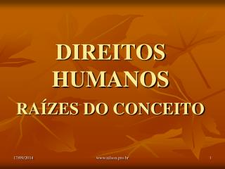 DIREITOS HUMANOS